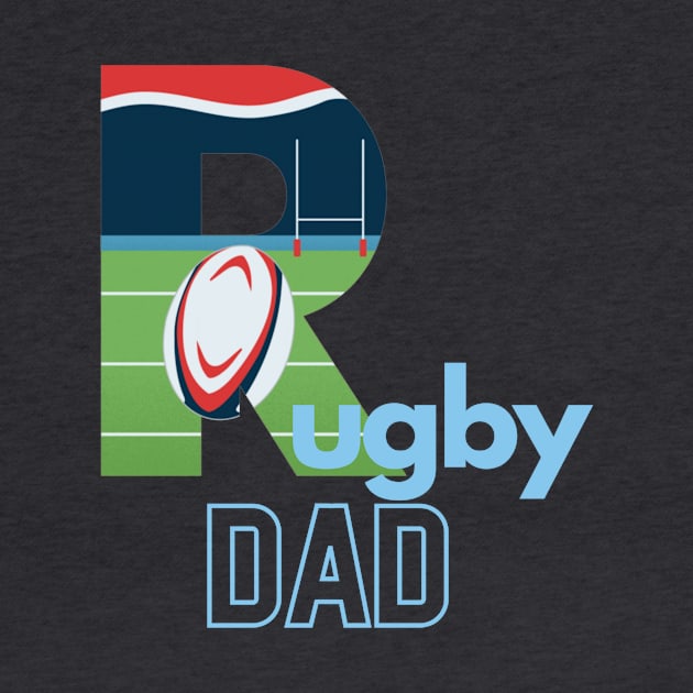 Rugby dad by Sport-tees by Marino's